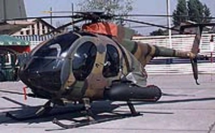 Chilean Army MD530F with HMP Gun Pod