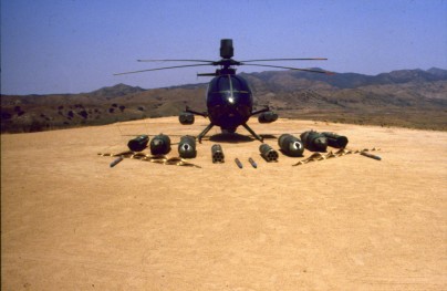 MD530MG Defender Helicopter Weapon Array